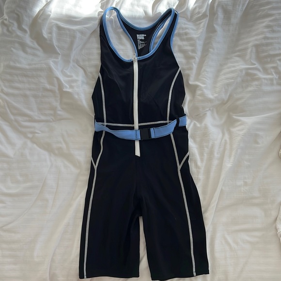 Bandier x solid & striped high tide belted romper - Picture 2 of 4